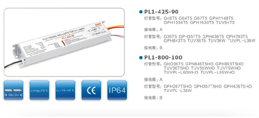 PL1電子鎮(zhèn)流器